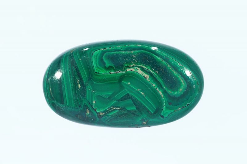 71705 Natural Malachite (Kidney) 34.75 Carat Weight Origin India