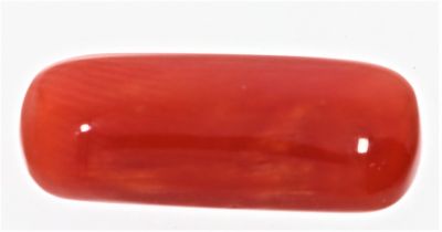 61722 Natural Red Coral ( Munga) - 7.25 Carat Weight - Origin Italy