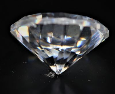 031719 Original American Diamond Gemstone (White Zircon) - 5.95 Carat Weight - Origin USA