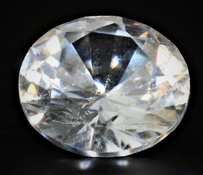 031733 Natural American Diamond Gemstone (White Zircon) - 4.55 Carat Weight - Origin USA