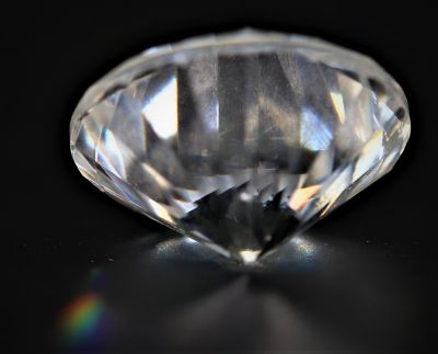 031765 Natural American Diamond Gemstone (White Zircon) - 4.70 Carat Weight - Origin USA