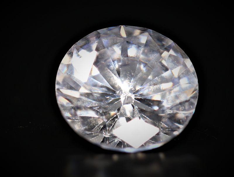 872027 American Diamond stone (White Zircon) - 11.50 Carat Weight - Origin USA