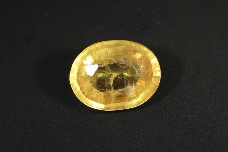 Yellow Sapphire Gemstone  Pukhraj Stone  5.00 Carat Weight  Origin Thailand 722001