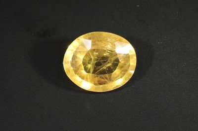 Yellow Sapphire Gemstone  Pukhraj Stone  4.25 Carat Weight  Origin Thailand 722007