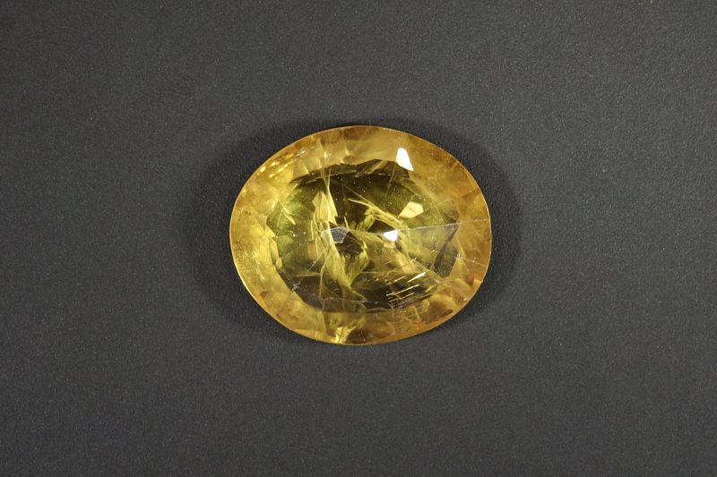 Yellow Sapphire Gemstone  Pukhraj Stone  4.25 Carat Weight  Origin Thailand 722007