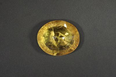 Yellow Sapphire Gemstone  Pukhraj Stone  4.25 Carat Weight  Origin Thailand 722007