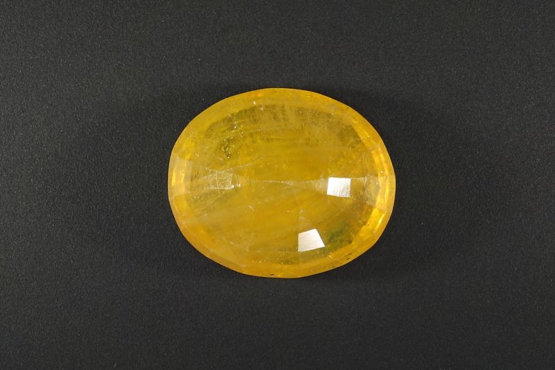 Yellow Sapphire Gemstone  Pukhraj Ratan  9.00 Carat Weight  Origin Thailand 742001