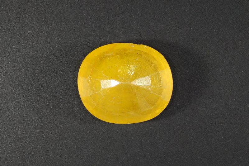 Yellow Sapphire Gemstone  Pukhraj Ratan  7.50 Carat Weight  Origin Thailand 742006