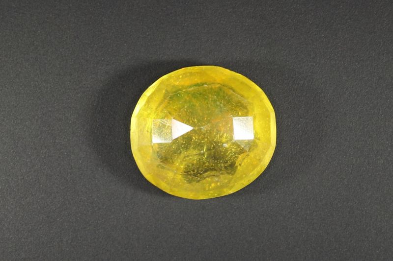 Yellow Sapphire Gemstone  Pukhraj Ratan  6.00 Carat Weight  Origin Thailand 742009