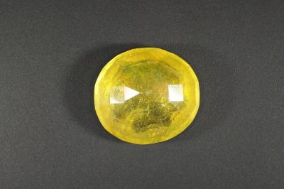 Yellow Sapphire Gemstone  Pukhraj Ratan  6.00 Carat Weight  Origin Thailand 742009