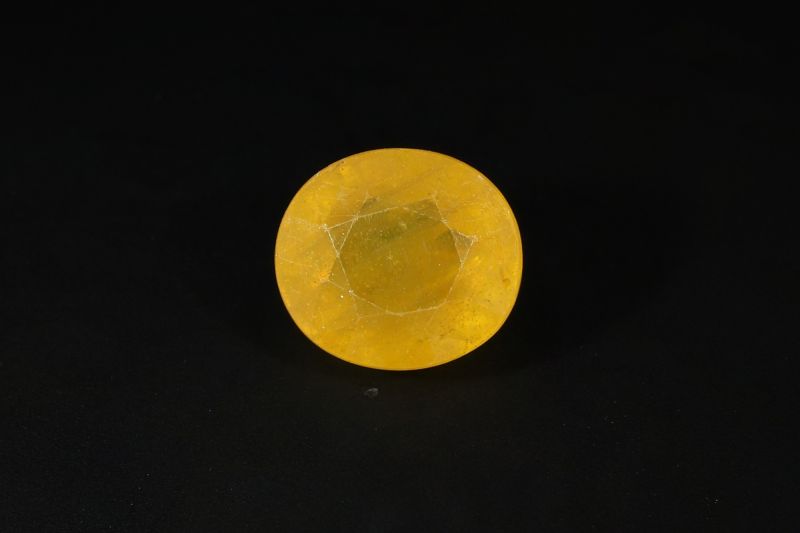Yellow Sapphire Gemstone  Pukhraj Ratan 6.25 Carat Weight  Origin Thailand 742014