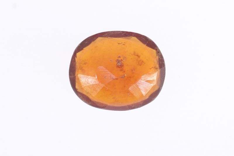 682014_Hessonite Garnet (Gomed) _ 6.50  Carat Weight  Origin Sri Lanka