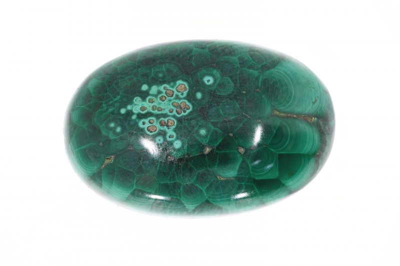 932001 Natural Malachite (Kidney) 23.5 Carat Weight Origin India