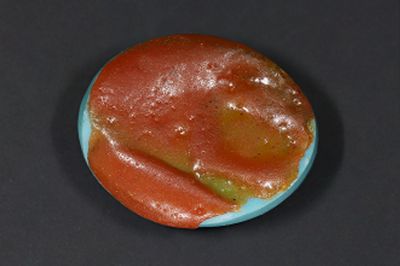 542001 Natural Turqoise (Fizora) Gemstone 9.15 -Carat Weight-Origin Iran