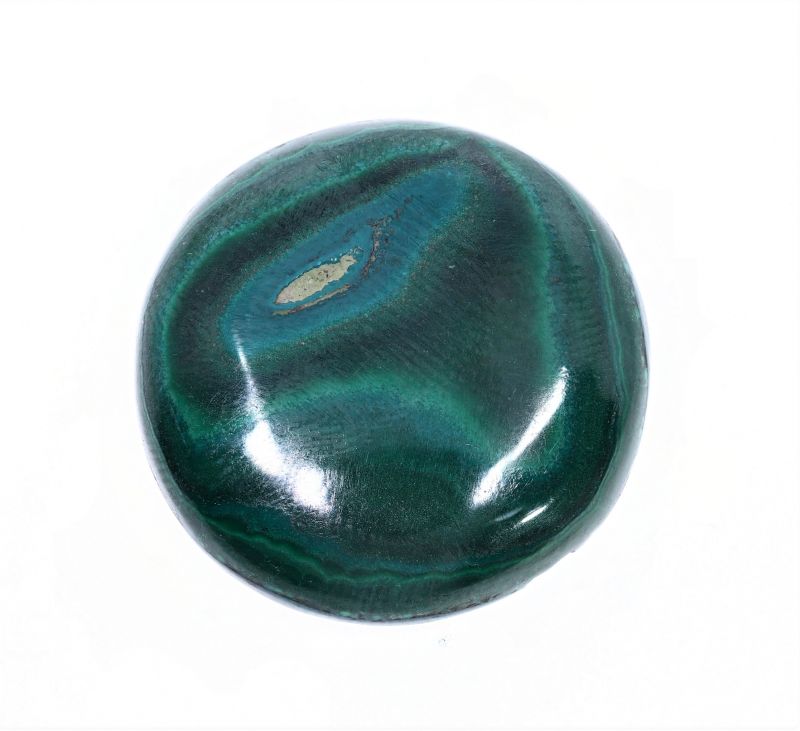 71712 Certified Malachite (Kidney) 36.8 Carat Weight Origin India