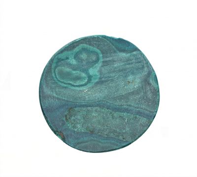 71712 Certified Malachite (Kidney) 36.8 Carat Weight Origin India