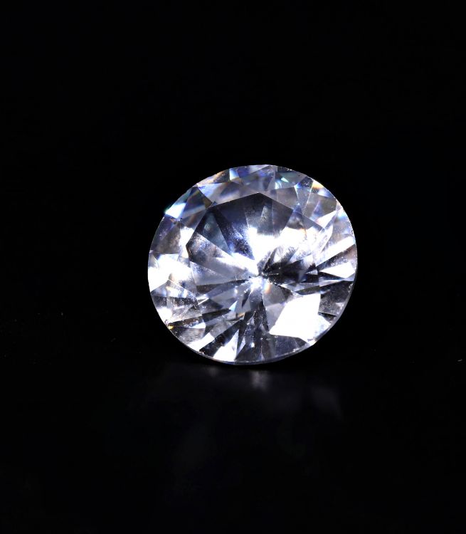 031712 Original American Diamond Gemstone (White Zircon) - 4.75 Carat Weight - Origin USA