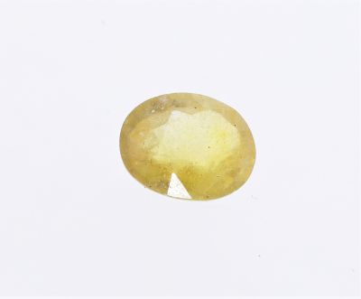 Yellow Sapphire stone  Pukhraj Ratan  3.45 Carat Weight  Origin Sri Lanka 131710