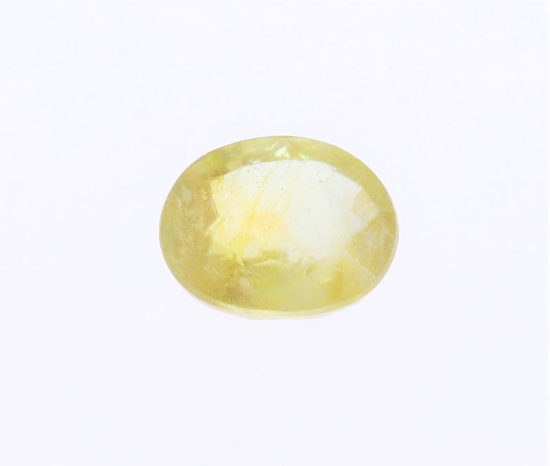 Yellow Sapphire stone  Pukhraj Ratan  5.15 Carat Weight Origin Sri Lanka 131718