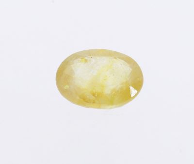 Yellow Sapphire stone  Pukhraj Ratan  4.45 Carat Weight  Origin Sri Lanka 131727