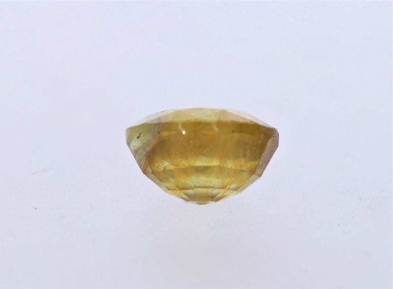 Natural Yellow Sapphire Gemstone  Pukhraj Ratan  5.65 Carat Weight  Origin Sri Lanka 131745