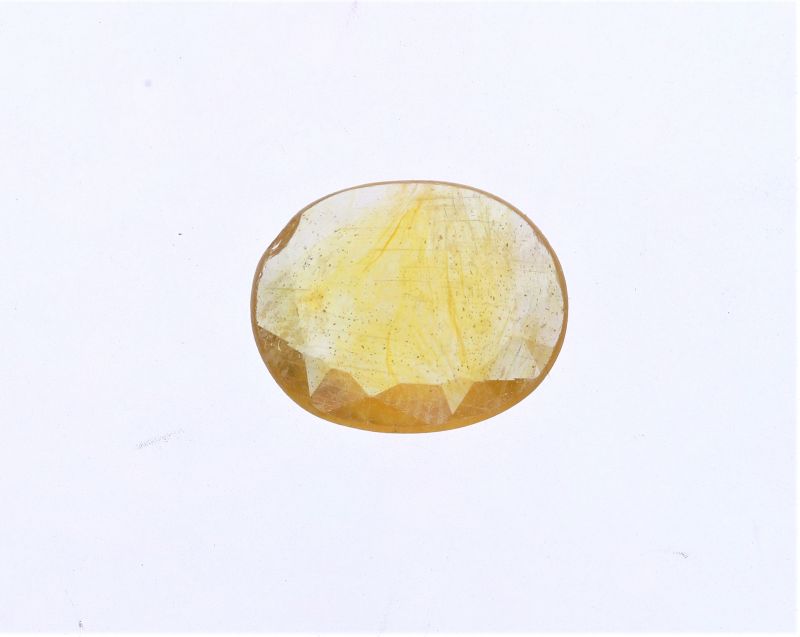 Natural Yellow Sapphire Gemstone  Pukhraj Ratan  4.05 Carat Weight  Origin Sri Lanka 131750