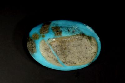 402029 Natural Turqoise (Fizora) Gemstone 28.5 -Carat Weight-Origin Iran