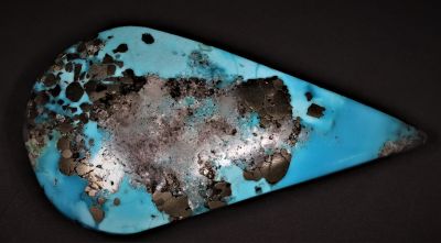 402043 Natural Turqoise (Fizora) Gemstone 46.25 -Carat Weight-Origin Iran