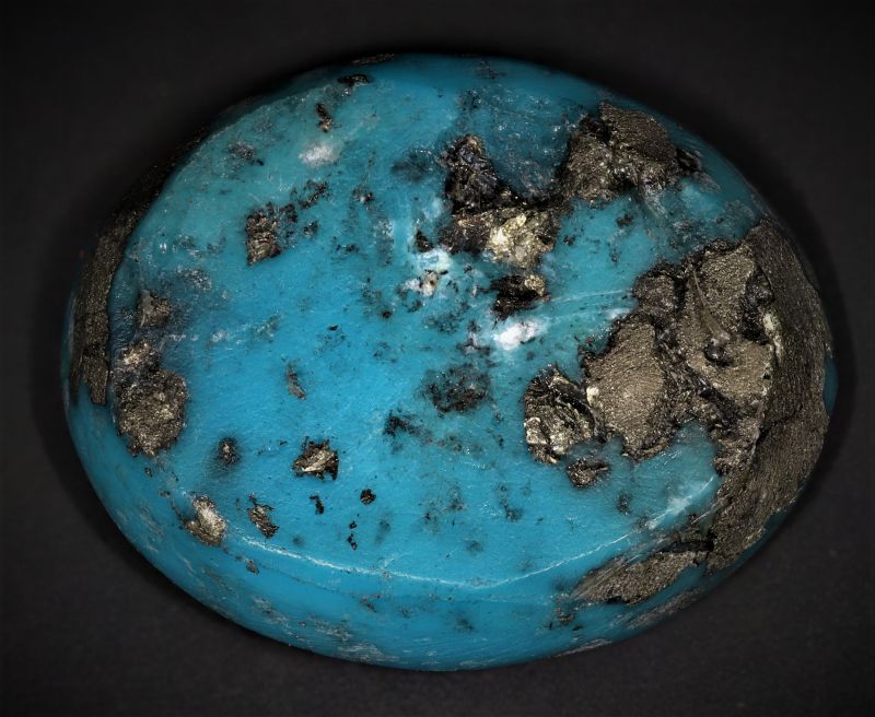 402072 Certified  Turqoise (Fizora) Gemstone 21.5 -Carat Weight-Origin Iran
