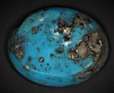 402072 Certified  Turqoise (Fizora) Gemstone 21.5 -Carat Weight-Origin Iran