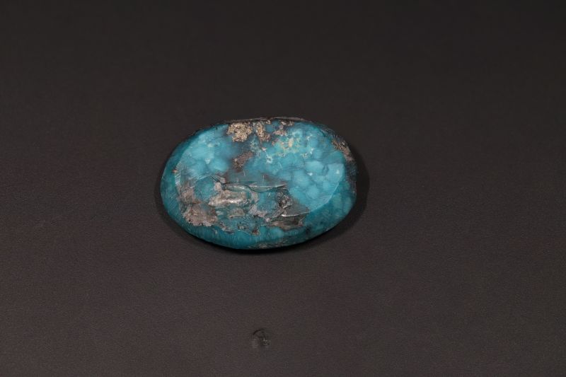 402076 Certified  Turqoise (Fizora) Gemstone 14 -Carat Weight-Origin Iran