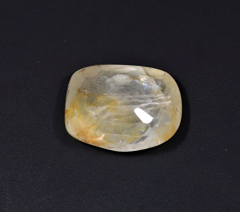 Yellow Sapphire Gemstone  Pukhraj Ratan  3.00 Carat Weight  Origin Sri Lanka 722024