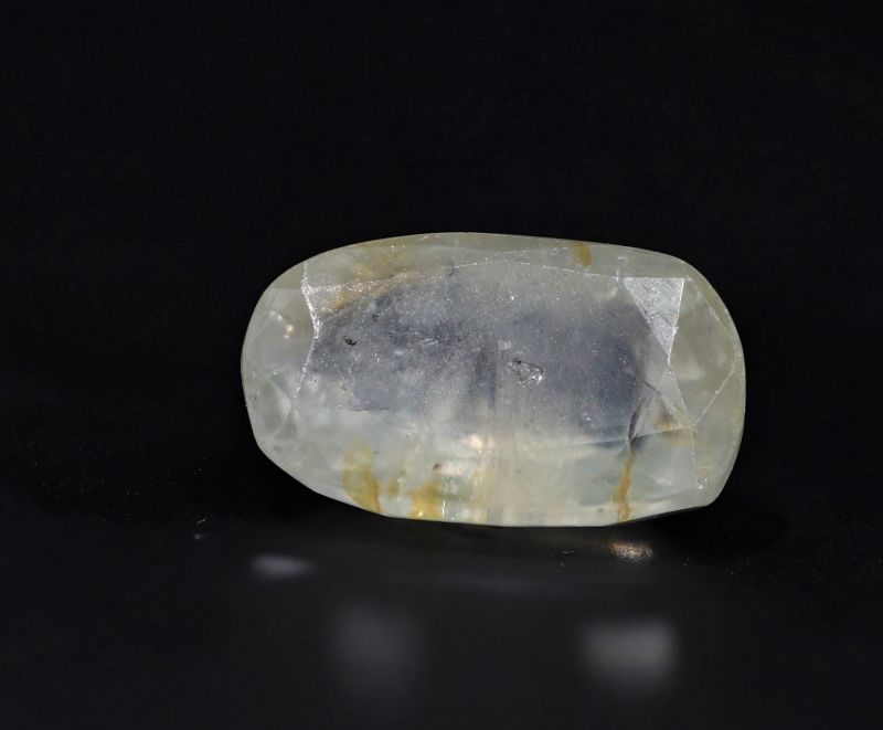 Yellow Sapphire Gemstone  Pukhraj Ratan  4.5 Carat Weight  Origin Sri Lanka 722056