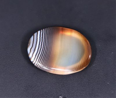 261727 Natural Sulemani Hakik Gemstone ( Agate Stone) - 12.70 Carat Weight - Origin India