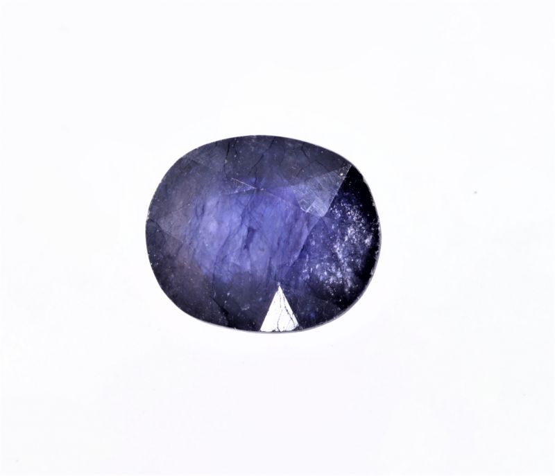 151721 Natural Blue Sapphire Gemstone (Neelam) -6.55 Carat Weight - Origin Thailand