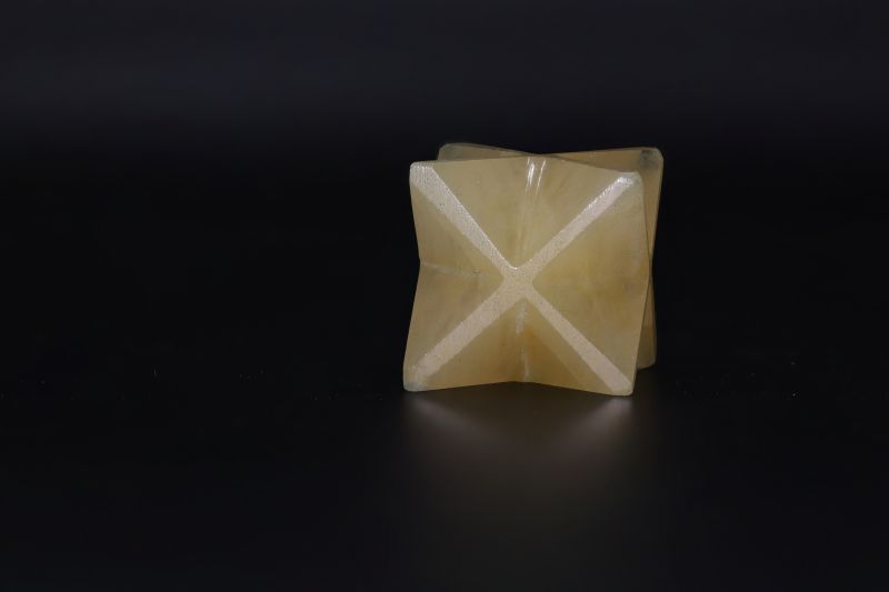 Natural Yellow Quartz Merkaba Star-RPMS202005