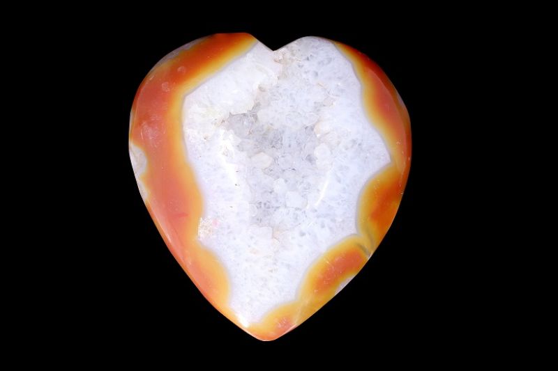 FLOWER AGATE HEART-RPHA202007