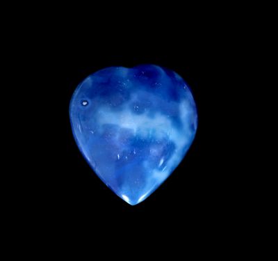 SEA BLUE AGATE HEART-RPHA202014