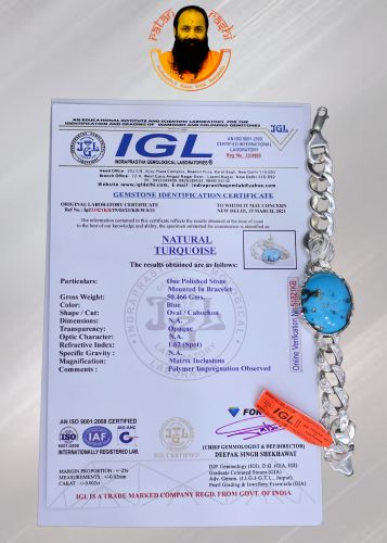 Turqoise breslet IGL