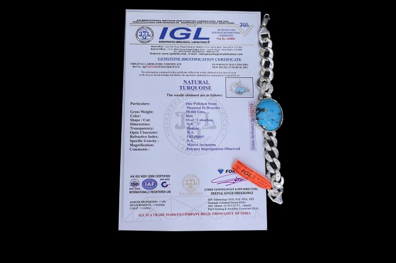 Turqoise breslet IGL