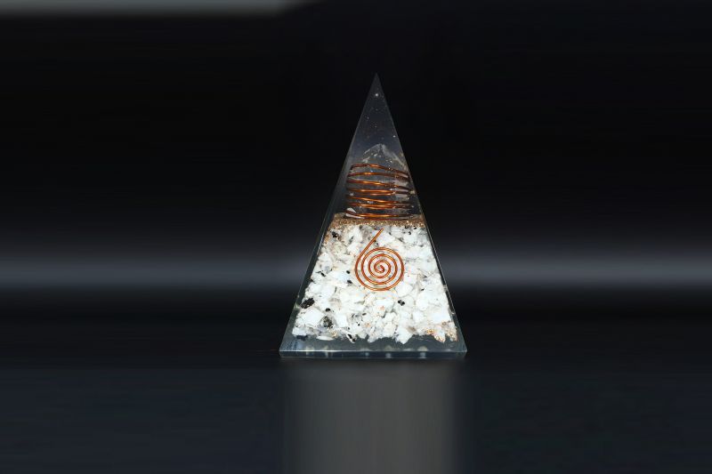 Amazonite Stone+Shree Yantra+Pansil+ORA+ Pyramid-SJRER_PS_131