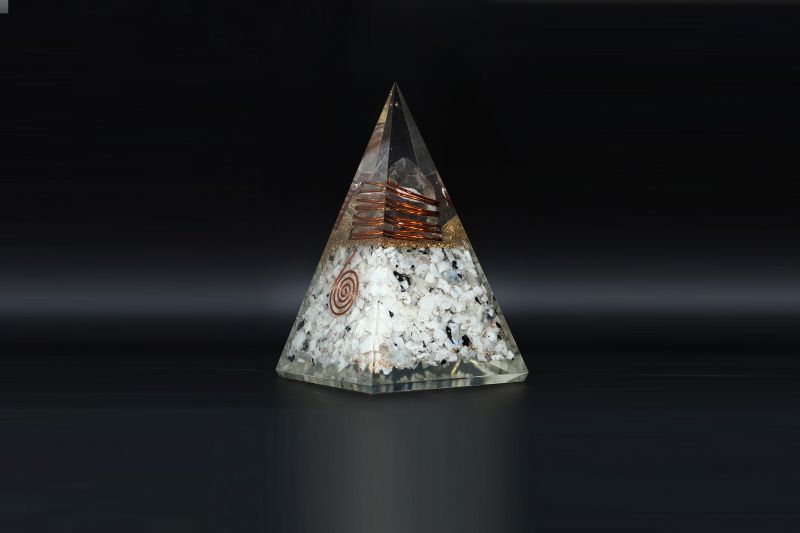 Amazonite Stone+Shree Yantra+Pansil+ORA+ Pyramid-SJRER_PS_131