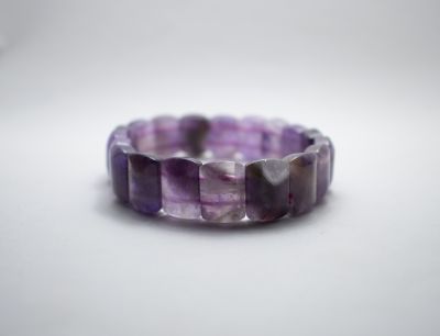 Amethyst square bracelet (sq)