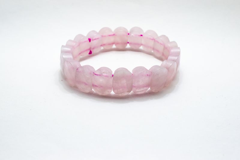 Rose Ruartz square bracelet